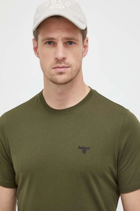 verde Barbour t-shirt in cotone