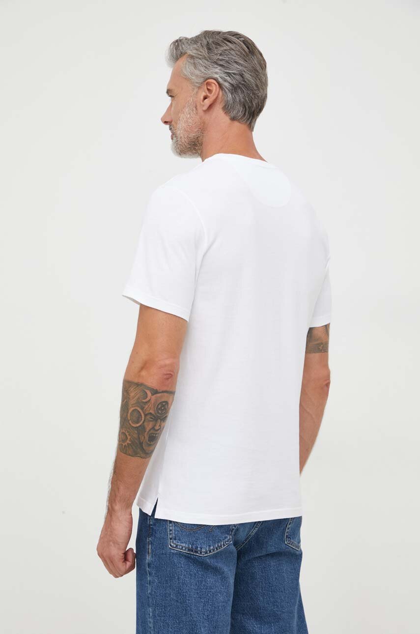 Barbour t-shirt bawełniany 100 % Bawełna