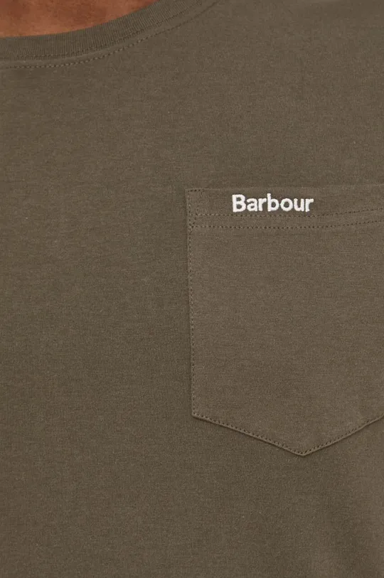 Bavlněné tričko Barbour Pánský