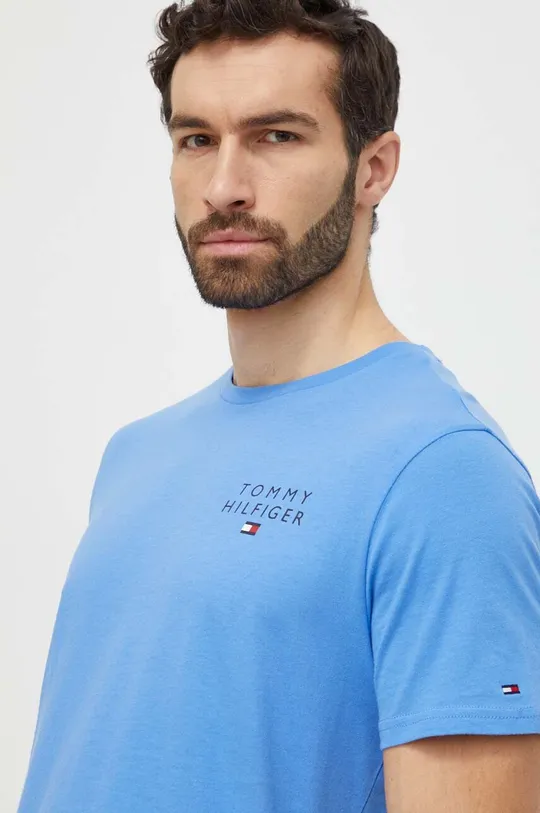 Хлопковая футболка lounge Tommy Hilfiger 100% Хлопок