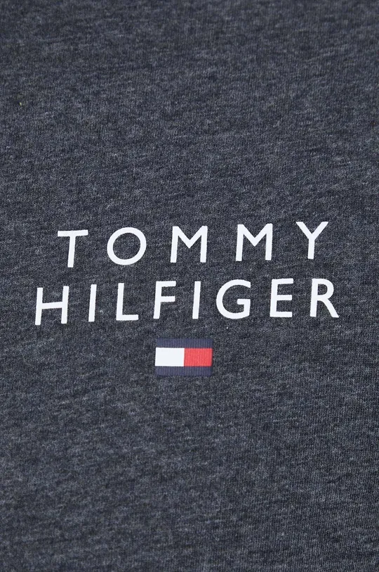 szary Tommy Hilfiger t-shirt lounge bawełniany