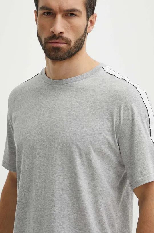 szary Tommy Hilfiger t-shirt bawełniany Męski