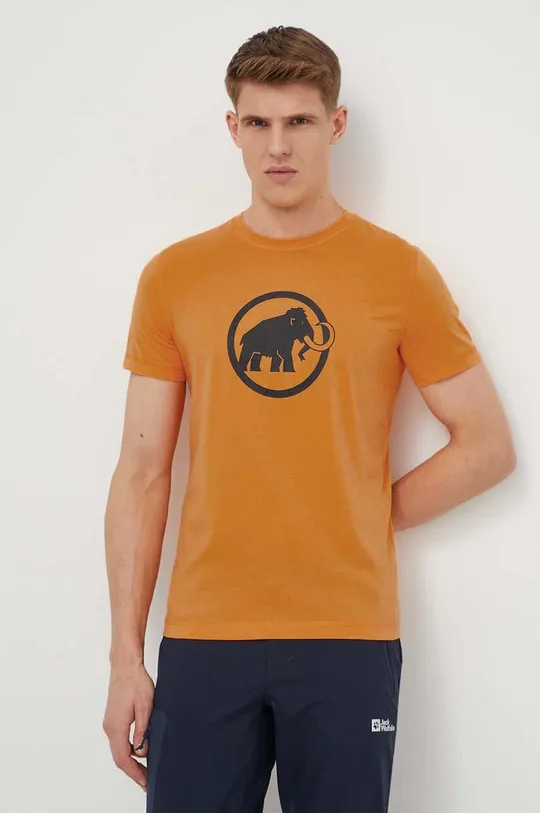 oranžová Športové tričko Mammut Core Pánsky