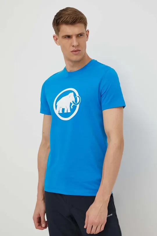 modra Športna kratka majica Mammut Core Moški