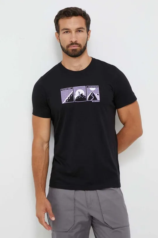 μαύρο Αθλητικό μπλουζάκι Mammut Core