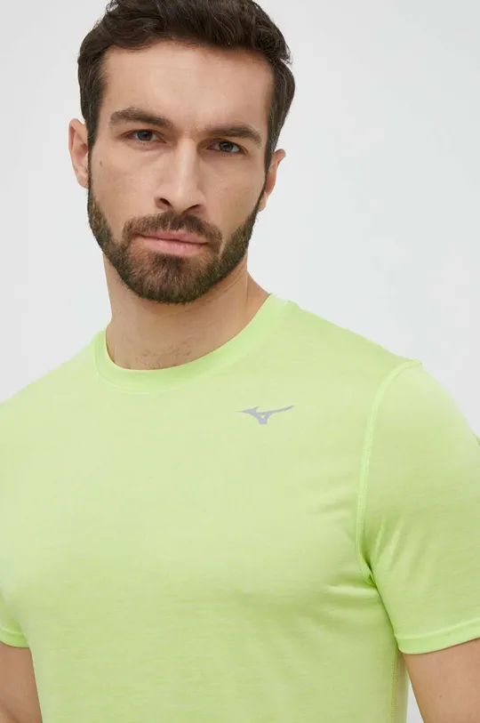 πράσινο Μπλουζάκι για τρέξιμο Mizuno Impulse