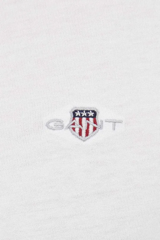 Gant longsleeve bawełniany 2004056 biały