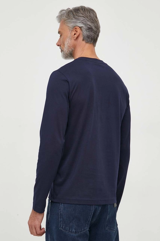 Gant top a maniche lunghe in cotone 2004041 blu navy AW23