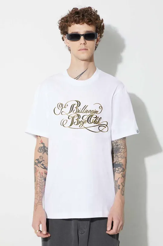biały Billionaire Boys Club t-shirt bawełniany Męski