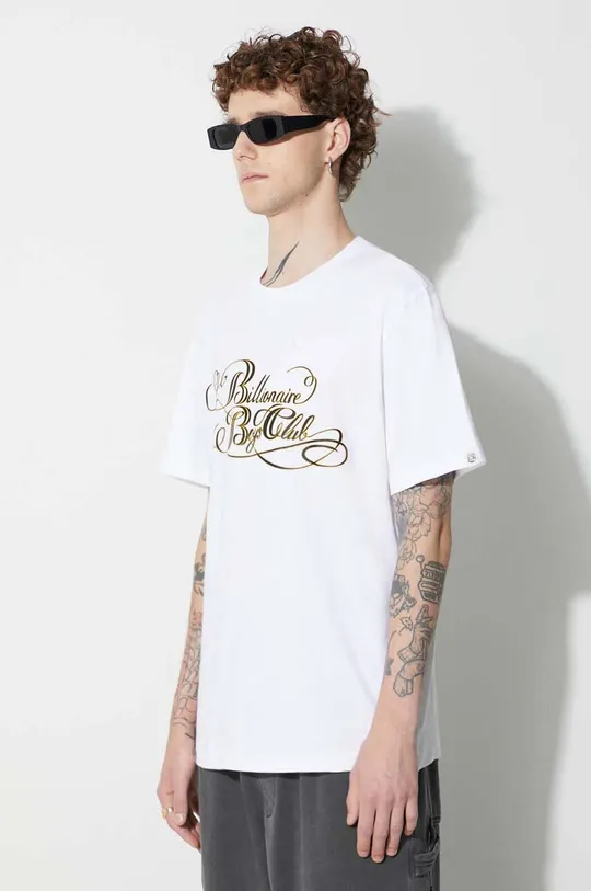 biały Billionaire Boys Club t-shirt bawełniany