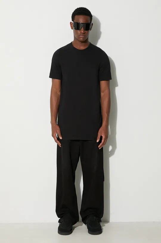 Βαμβακερό μπλουζάκι Rick Owens μαύρο