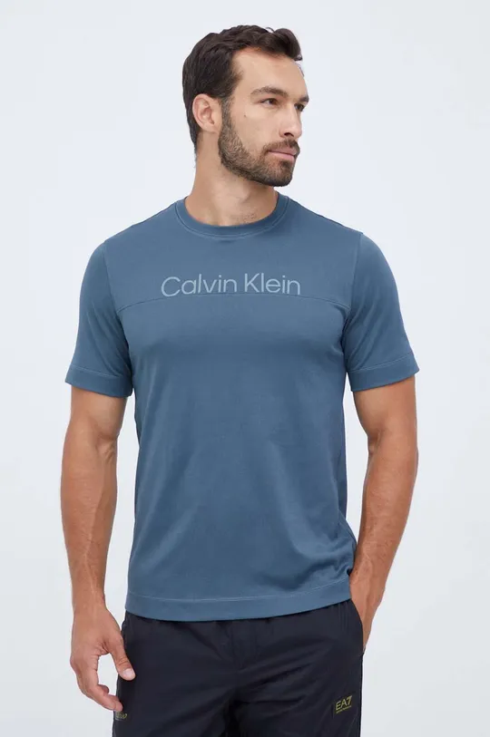 γκρί Μπλουζάκι προπόνησης Calvin Klein Performance Ανδρικά