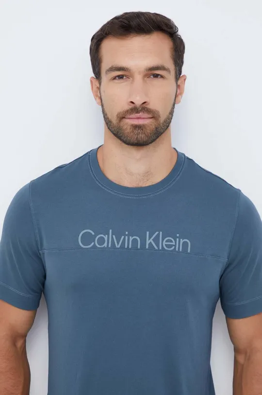 серый Футболка для тренинга Calvin Klein Performance