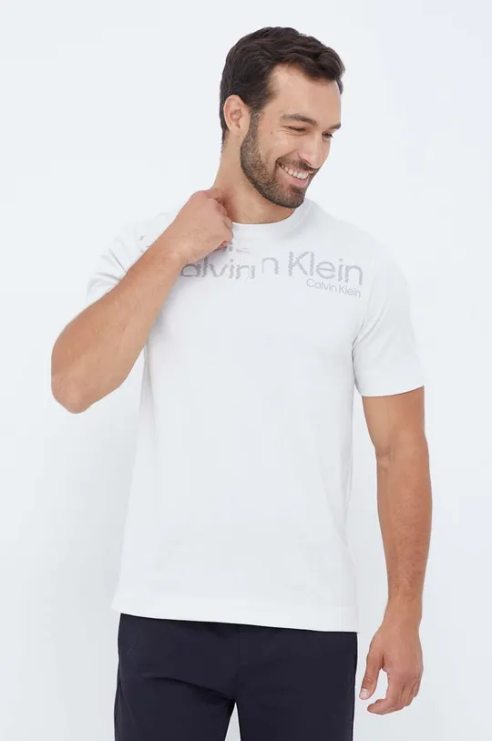 beżowy Calvin Klein Performance t-shirt treningowy