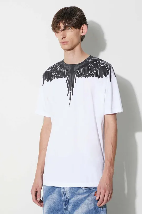 λευκό Βαμβακερό μπλουζάκι Marcelo Burlon Icon Wings