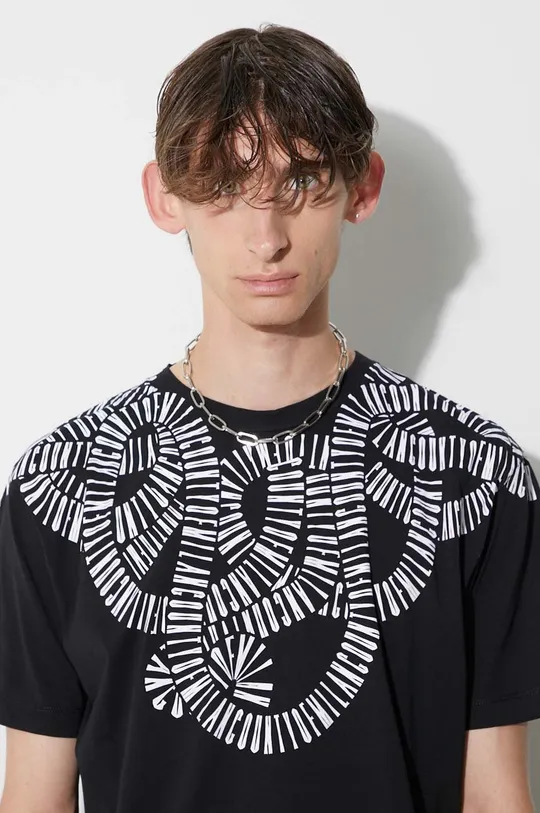 Bavlněné tričko Marcelo Burlon Snake Wings Pánský