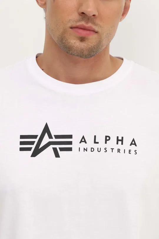 Βαμβακερό μπλουζάκι Alpha Industries 2-pack Ανδρικά