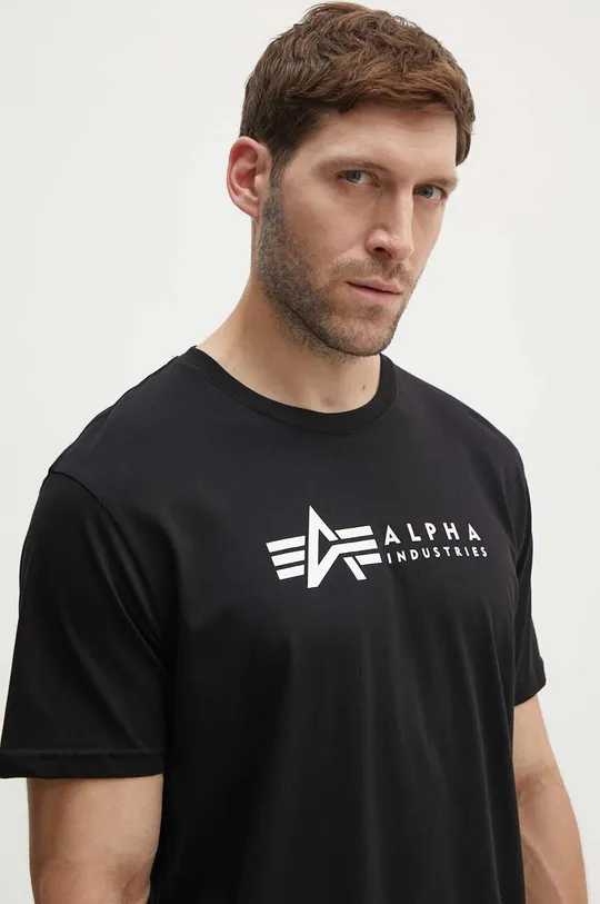 Alpha Industries cotton t-shirt Alpha Label T 2 Pack