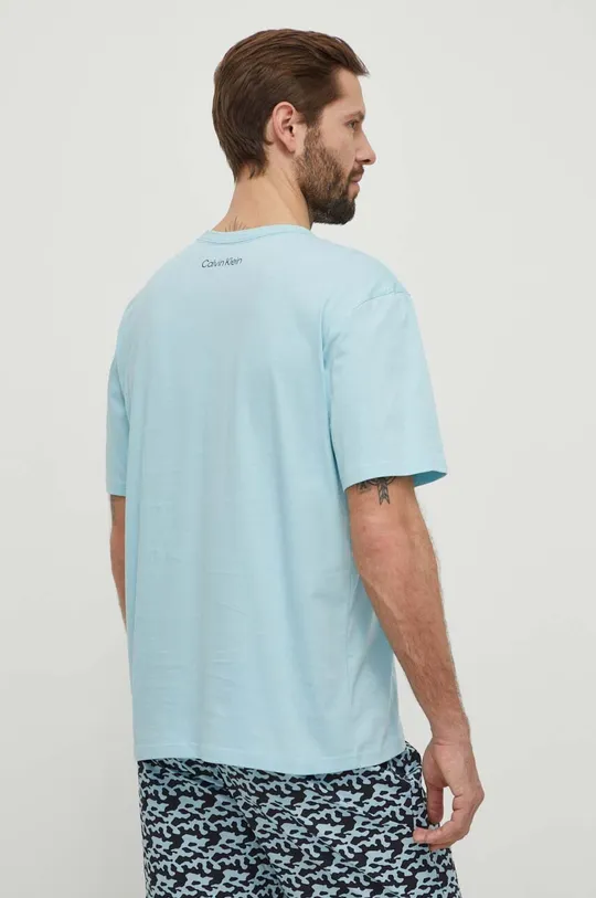 Bombažen pižama t-shirt Calvin Klein Underwear 100 % Organski bombaž