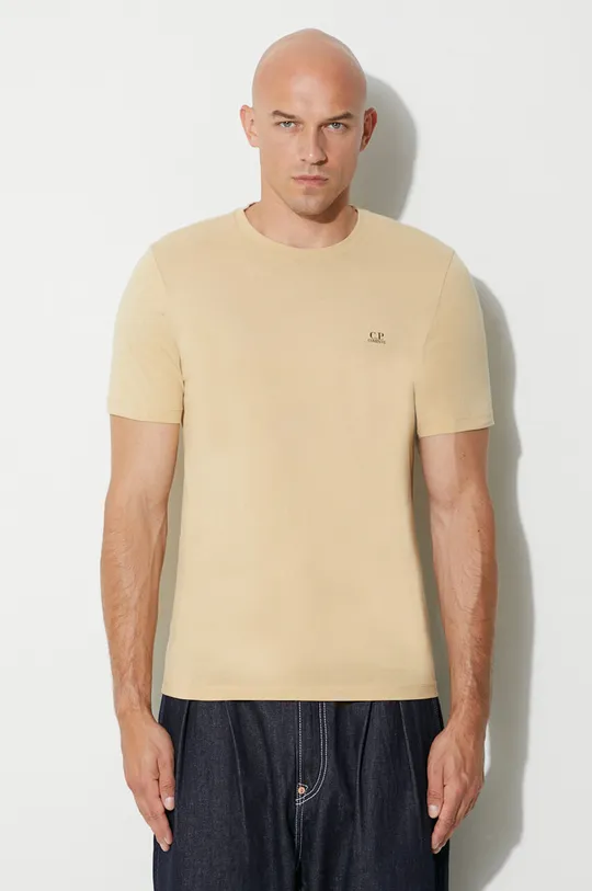 beige C.P. Company cotton t-shirt 30/1 JERSEY GOGGLE PRINT T-SHIRT Men’s