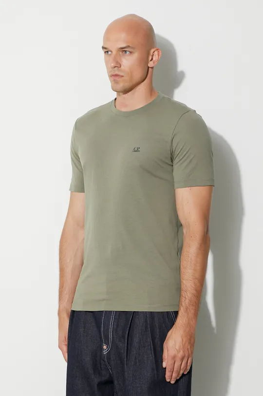 зелен Памучна тениска C.P. Company 30/1 JERSEY GOGGLE PRINT T-SHIRT
