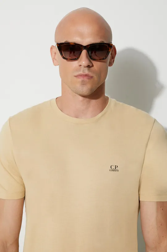 C.P. Company t-shirt bawełniany 30/1 JERSEY SMALL LOGO T-SHIRT Męski