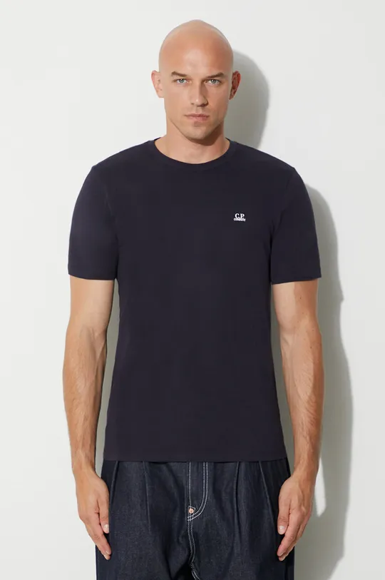 blu navy C.P. Company t-shirt in cotone 30/1 JERSEY SMALL LOGO T-SHIRT Uomo