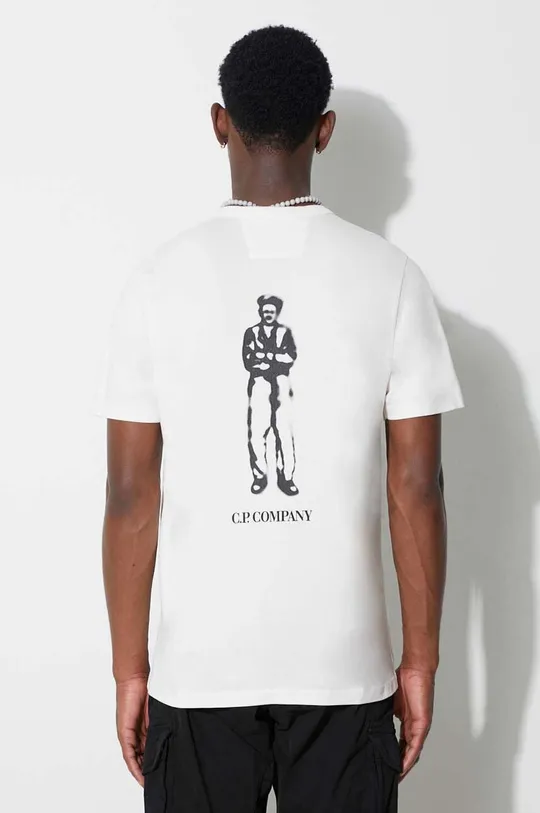 Хлопковая футболка C.P. Company MERCERIZED JERSEY 30/2 TWISTED BRITISH SAILOR T-SHIRT 100% Хлопок