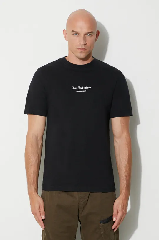 negru Han Kjøbenhavn tricou din bumbac De bărbați