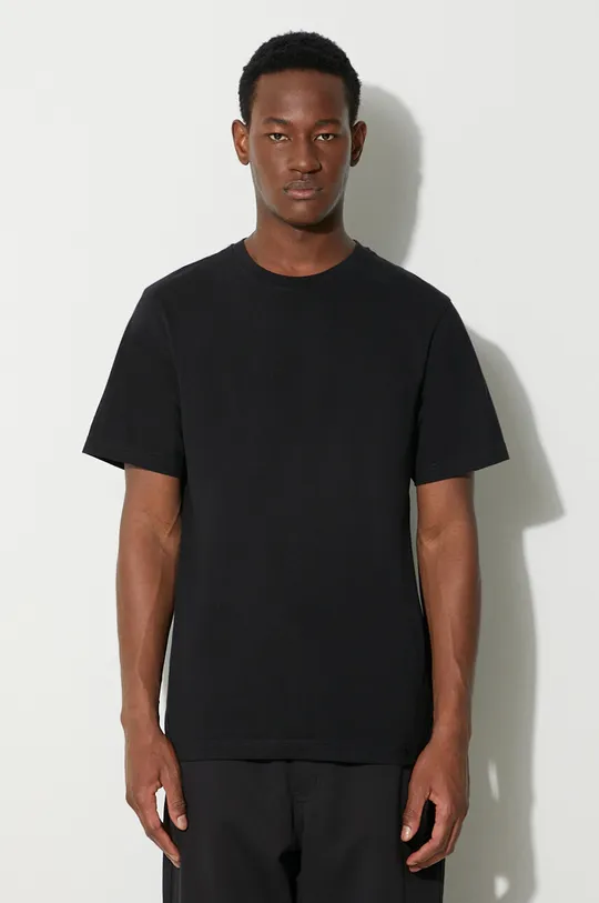 czarny Han Kjøbenhavn t-shirt bawełniany