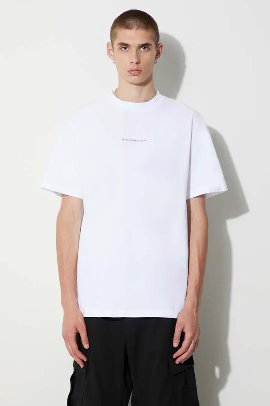білий Бавовняна футболка Han Kjøbenhavn Чоловічий