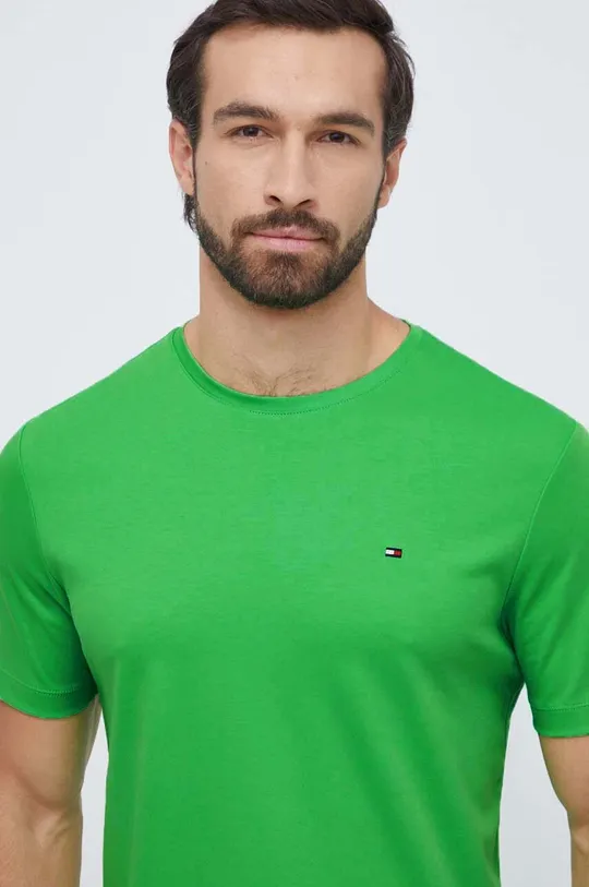 zelena Pamučna majica Tommy Hilfiger Muški