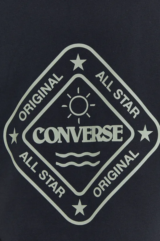 nero Converse t-shirt in cotone