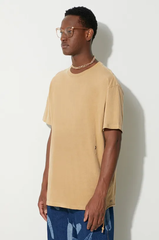 beige KSUBI cotton t-shirt