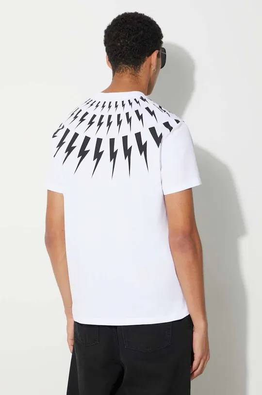 Neil Barett t-shirt bawełniany FAIRISLE THUNDERBOLT 100 % Bawełna