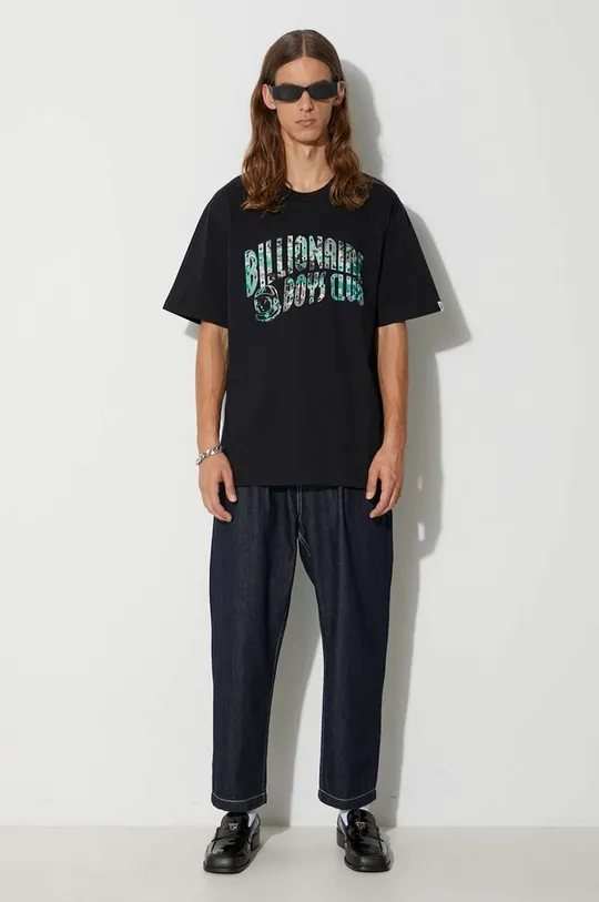 Billionaire Boys Club t-shirt bawełniany NOTHING CAMO ARCH LOGO T-SHIRT czarny