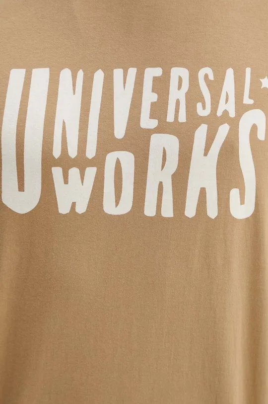 Universal Works tricou din bumbac MYSTERY TRAIN PRINT TEE De bărbați