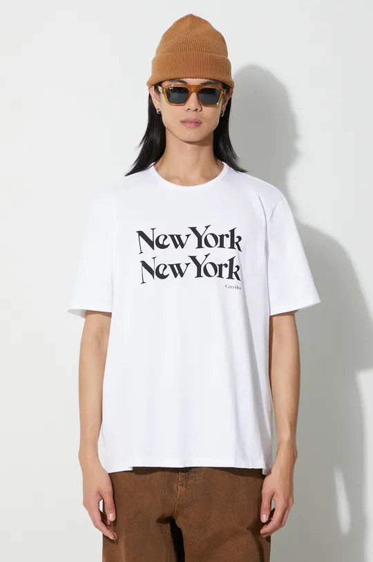 biały Corridor t-shirt bawełniany New York New York T-Shirt Męski