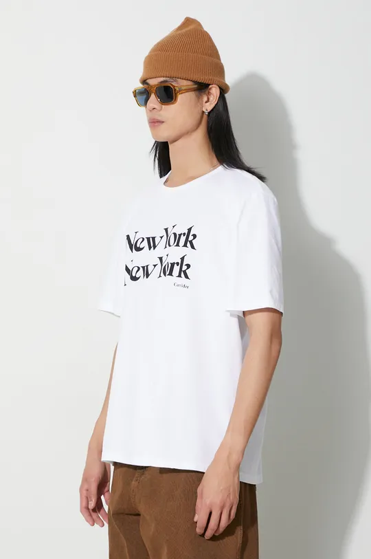 bianco Corridor t-shirt in cotone New York New York T-Shirt