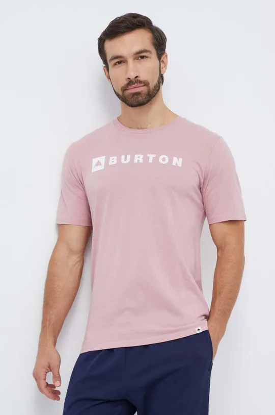 ροζ Βαμβακερό μπλουζάκι Burton