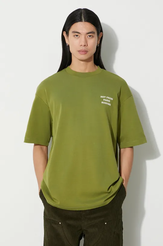 verde Drôle de Monsieur t-shirt in cotone Uomo