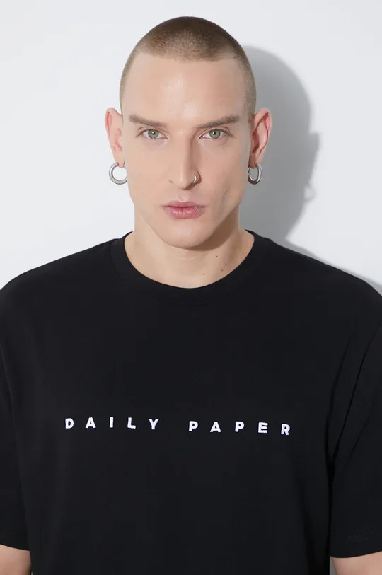 black Daily Paper cotton t-shirt Alias Tee Men’s