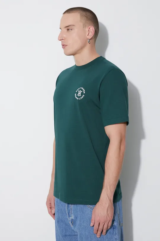 zielony Daily Paper t-shirt bawełniany Circle T-shirt