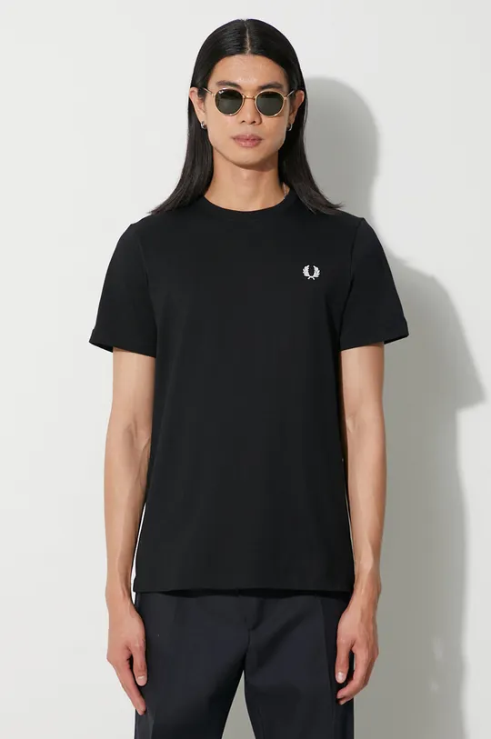 black Fred Perry cotton t-shirt Men’s