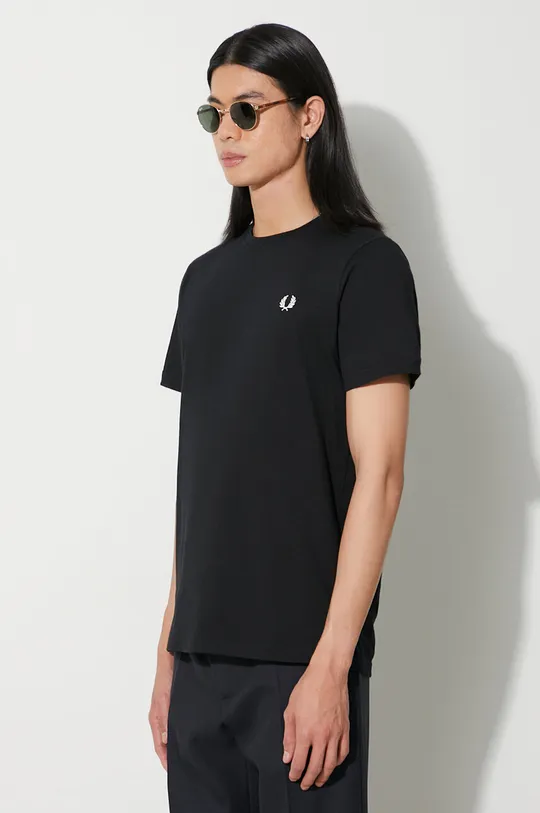 black Fred Perry cotton t-shirt