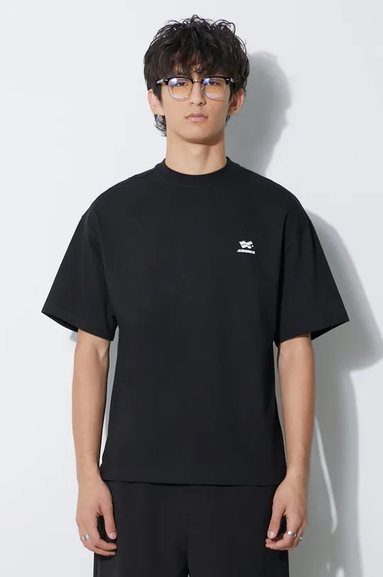 czarny Ader Error t-shirt Tatom Logo