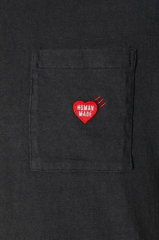 Βαμβακερό μπλουζάκι Human Made Pocket