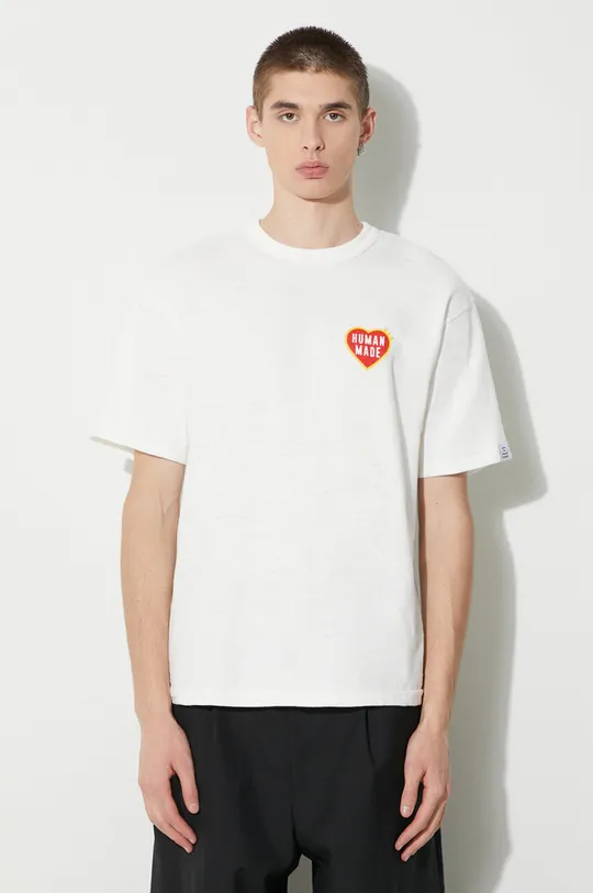 білий Бавовняна футболка Human Made Graphic Чоловічий