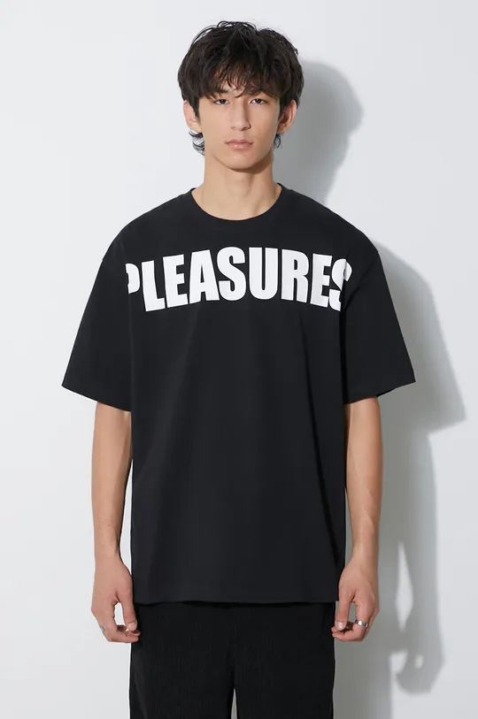 PLEASURES t-shirt in cotone Expand Heavyweight Shirt Uomo