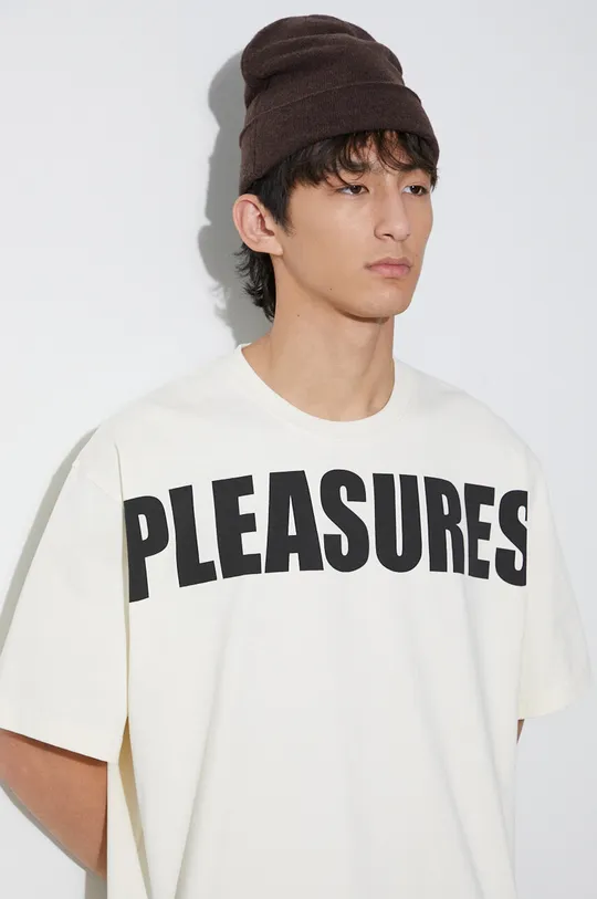 PLEASURES cotton t-shirt Expand Heavyweight Shirt Men’s